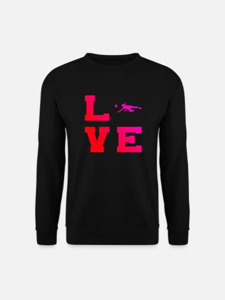 Volley-ball volley-ball Volleyeurs volley-ball - Sweat-shirt Unisexe - noir