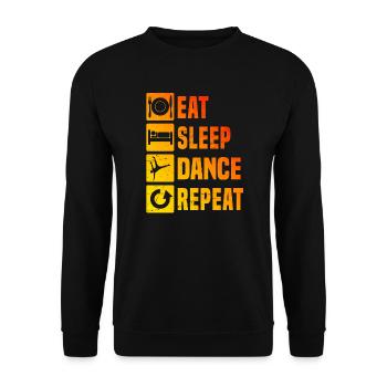 Bgirl Hip Hop Breakdance Bboy Break Dance - Sweat-shirt Unisexe - noir - Devant - Alina (178cm) & Michal (187cm)