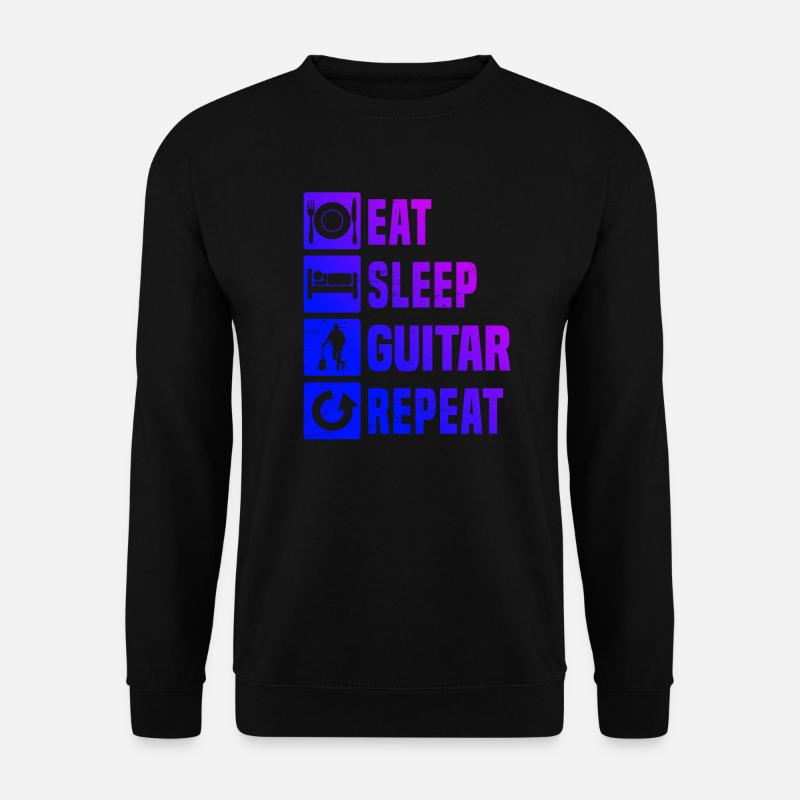 acoustic guitar guitar classical guitar - Unisex Sweatshirt - black
