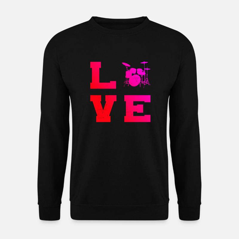 Drummer Drummer Drumming - Unisex Sweatshirt - black