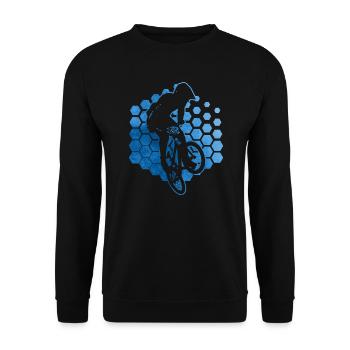 Vélo Homme BMX Vélo BMX Garçons - Sweat-shirt Unisexe - noir - Devant - Alina (178cm) & Michal (187cm)