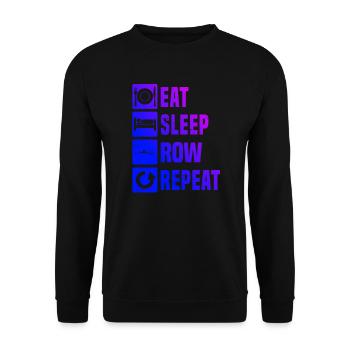 Aviron Aviron Aviron Femme Hommes - Sweat-shirt Unisexe - noir - Devant - Alina (178cm) & Michal (187cm)