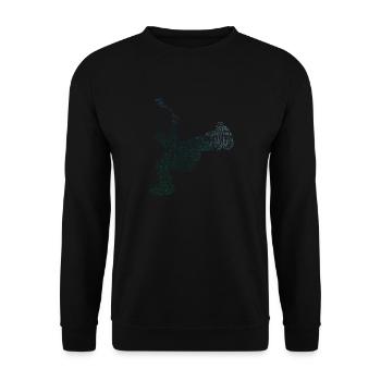 Bboy Hiphop Hip Hop Break Dance Breakdance - Sweat-shirt Unisexe - noir - Devant - Alina (178cm) & Michal (187cm)