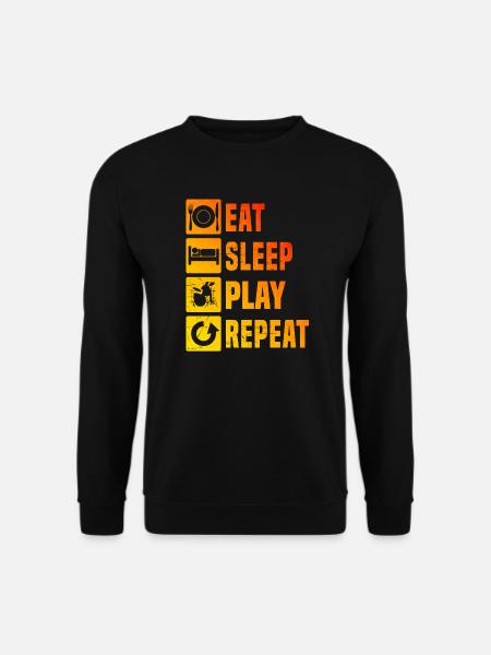 Drummer Women Drumming Drums - Unisex Sweatshirt - black