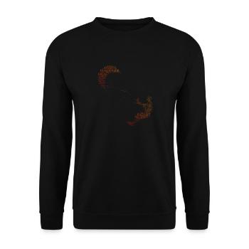 Kitesurfing Women Kitesurf Kite Kite Kitesurfing - Unisex Sweatshirt - black - Front - Alina (178cm) & Michal (187cm)