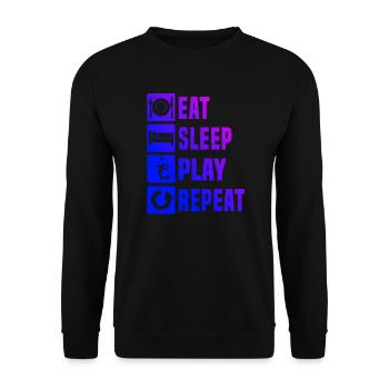 Volleyball players Volleyball players - Unisex Sweatshirt - black - Front - Alina (178cm) & Michal (187cm)