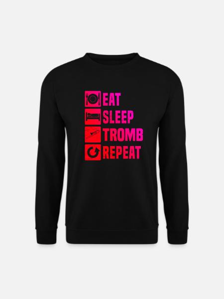Posaunisten Jazz Posaunist Posaune Trombone - Unisex Pullover - Schwarz