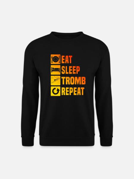 Trombone Trombone Jazz Trombone Jazz Tromboniste - Sweat-shirt Unisexe - noir