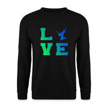 guitare classique dames guitare guitare guitare guitare spit - Sweat-shirt Unisexe - noir - Devant - Alina (178cm) & Michal (187cm)