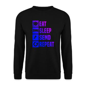 Saut à ski Femmes Ski acrobatique Ski Hommes Freesty - Sweat-shirt Unisexe - noir - Devant - Alina (178cm) & Michal (187cm)