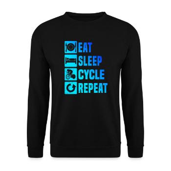 Cycliste sur route Femmes Cyclisme sur route Cyclisme sur route - Sweat-shirt Unisexe - noir - Devant - Alina (178cm) & Michal (187cm)