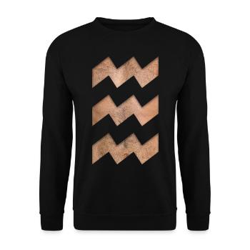 Eindhoven vibes Cut Out - Unisex Sweatshirt - black - Front - Alina (178cm) & Michal (187cm)