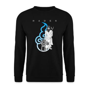 hades Quote Graphic Bestsellers - Unisex Sweatshirt - black - Front - Alina (178cm) & Michal (187cm)