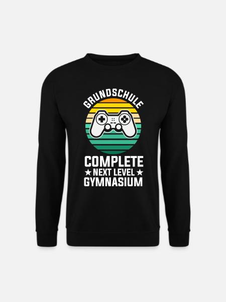 Gamer Zocker Zocken Gaming Konsole Grundschule - Unisex Pullover - Schwarz