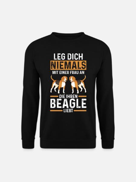 Hund Beagle - Unisex Pullover - Schwarz