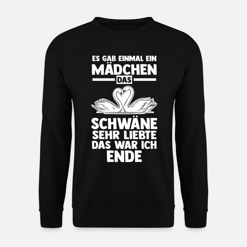 Schwan - Unisex Pullover - Schwarz