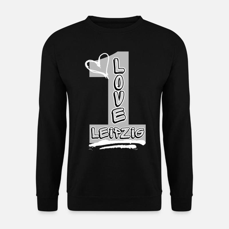 Chère Leipzig, - Sweat-shirt Unisexe - noir