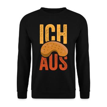 Ich Flipp aus - Unisex Pullover - Schwarz - Vorne - Alina (178cm) & Michal (187cm)