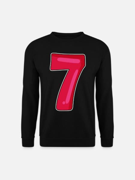 7 - Unisex Sweatshirt - black