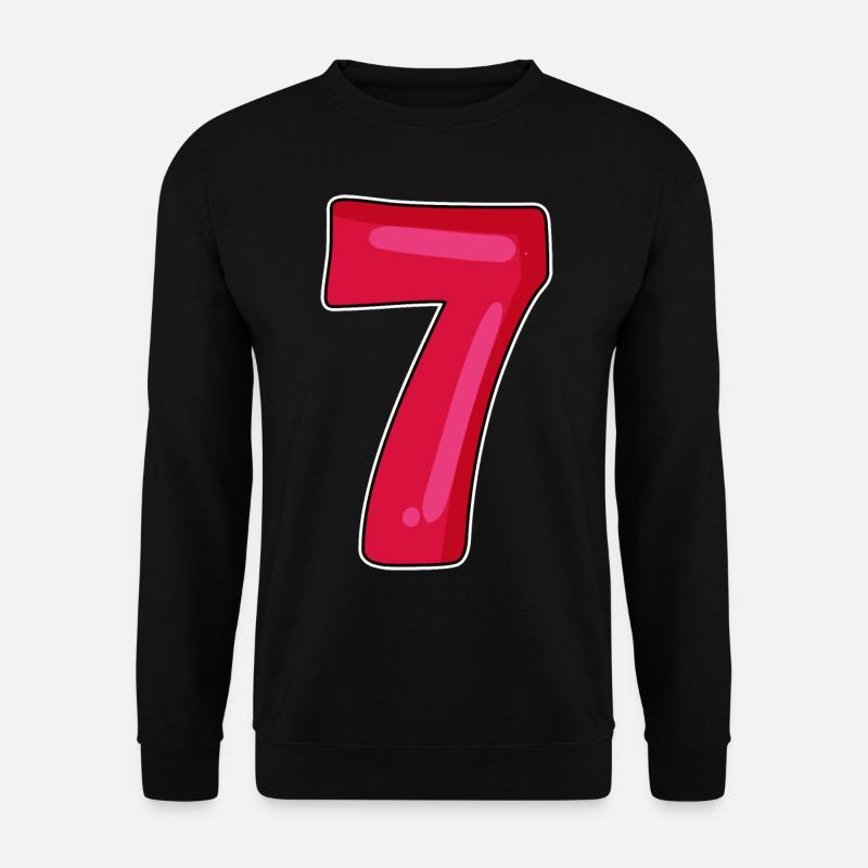 7 - Unisex Sweatshirt - black