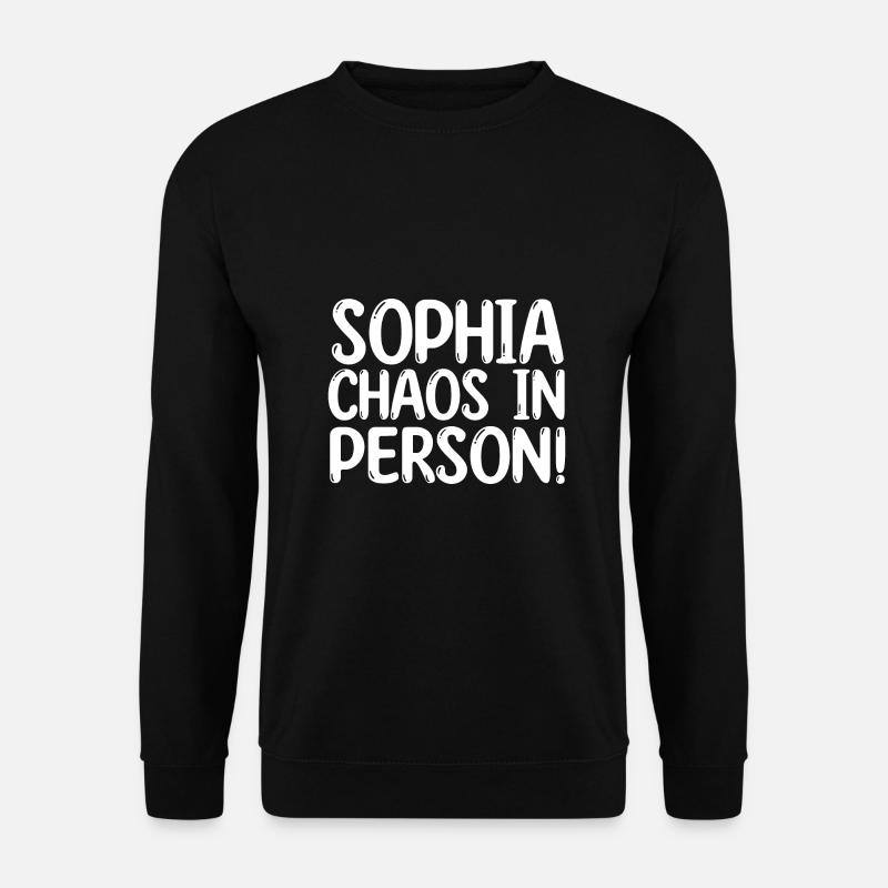 First name Sophia - Unisex Sweatshirt - black
