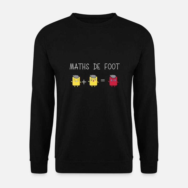 maths de foot - Sweat-shirt Unisexe - noir