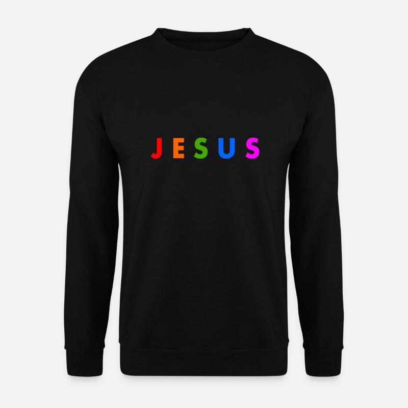 Jesus - Unisex Pullover - Schwarz