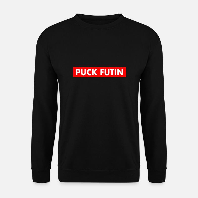 Puck futin - Unisex Pullover - Schwarz