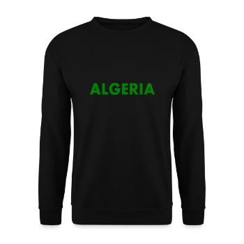 algeria - Unisex Sweatshirt - black - Front - Alina (178cm) & Michal (187cm)