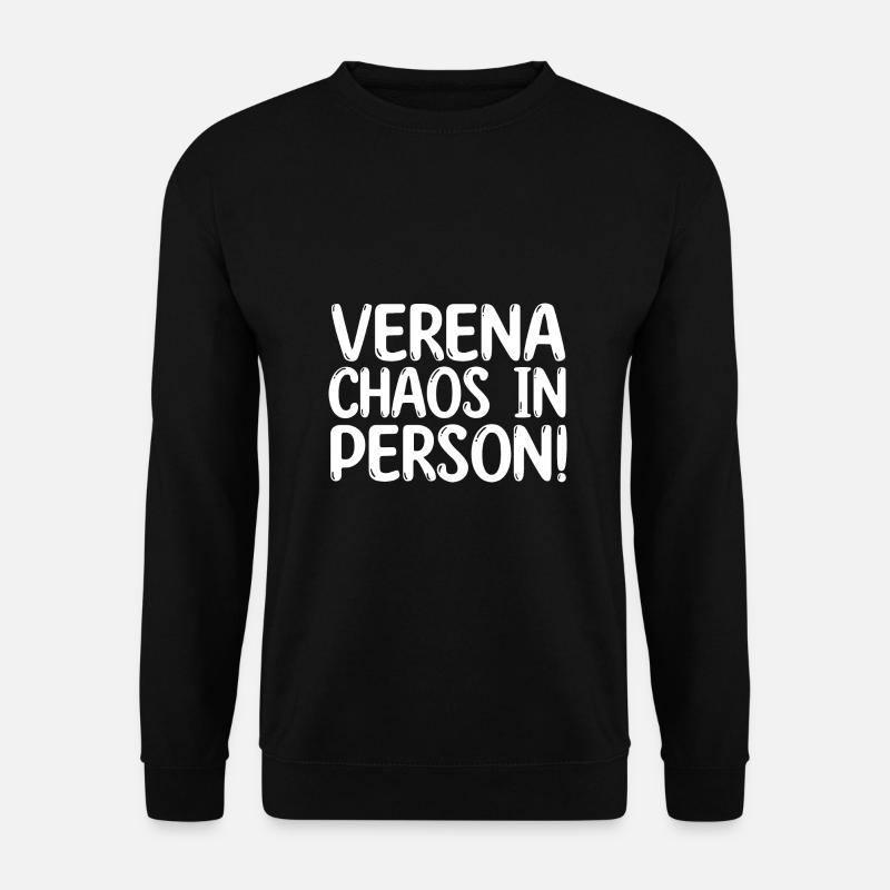 Vorname Verena - Unisex Pullover - Schwarz