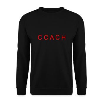 Coach - Unisex Sweatshirt - black - Front - Alina (178cm) & Michal (187cm)
