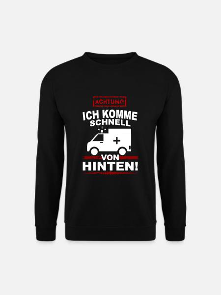 Rettungsdienst - Unisex Pullover - Schwarz