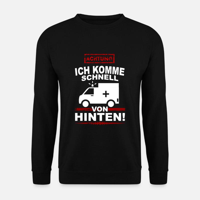 Rettungsdienst - Unisex Pullover - Schwarz