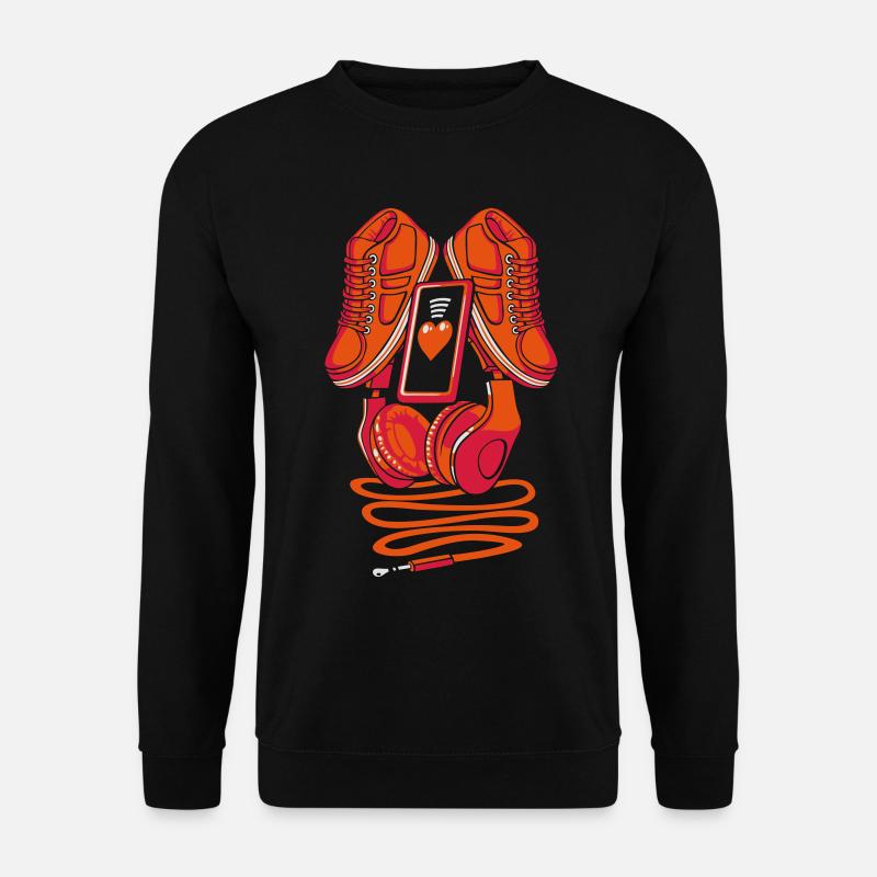 Organic hip-hop flex - Unisex Pullover - Schwarz