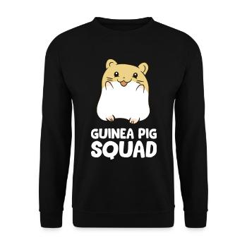 Cochons d'Inde - Guinea Pig Squad - Sweat-shirt Unisexe - noir - Devant - Alina (178cm) & Michal (187cm)