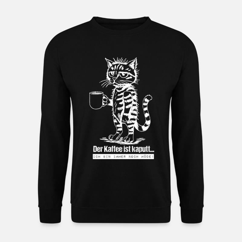 The coffee is broken... - Unisex Sweatshirt - black