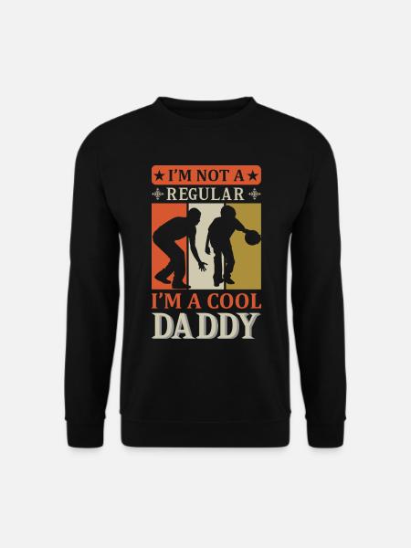Cool Daddy Funny Dad Shirt - Unisex Sweatshirt - black