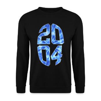 22 YEARS OLD 2004 22ND BIRTHDAY - Unisex Sweatshirt - black - Front - Alina (178cm) & Michal (187cm)