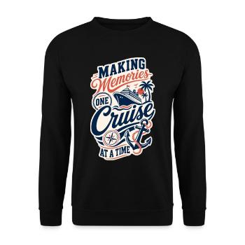 Making Memories One Cruise at a Time - Unisex Pullover - Schwarz - Vorne - Alina (178cm) & Michal (187cm)