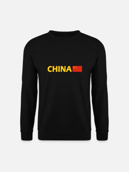 Chine - Sweat-shirt Unisexe - noir