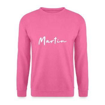 Martin - Sweat-shirt Unisexe - rose - Devant