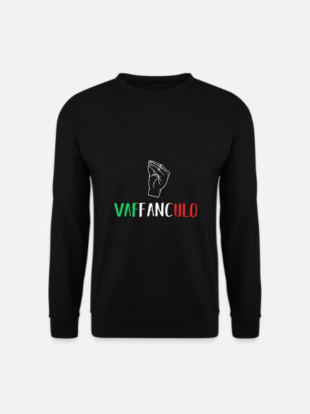 Italy Italian Vaffanculo - Unisex Sweatshirt - black