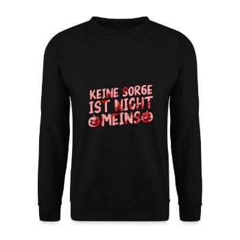 Costume d’Halloween Taché de Sang - Sweat-shirt Unisexe - noir - Devant - Alina (178cm) & Michal (187cm)