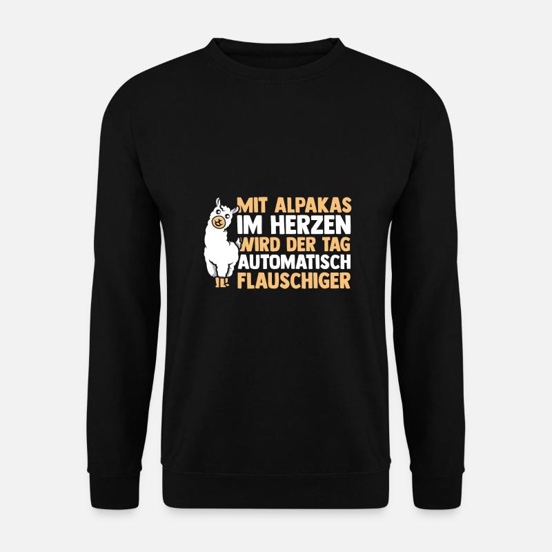 Alpaca - Unisex Sweatshirt - black