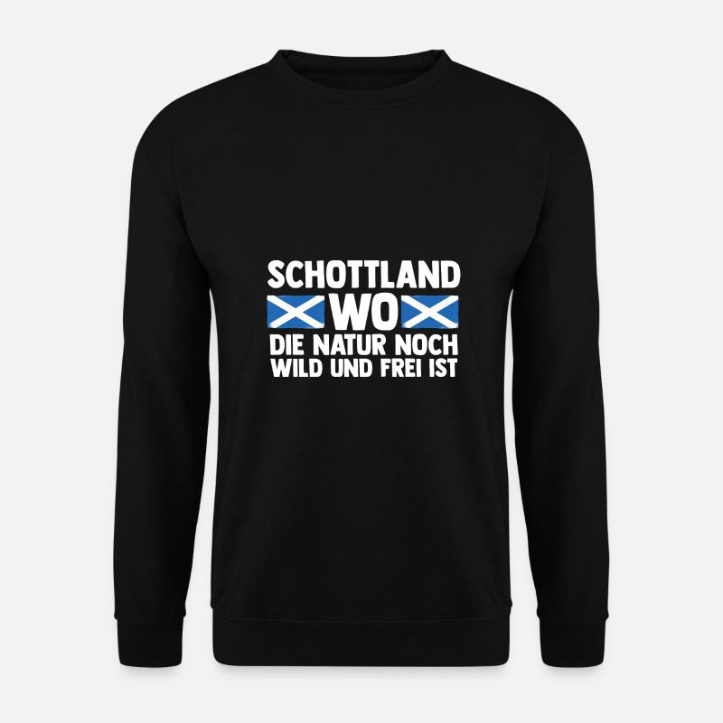 Ecossais Ecosse Ecosse Ecosse - Sweat-shirt Unisexe - noir