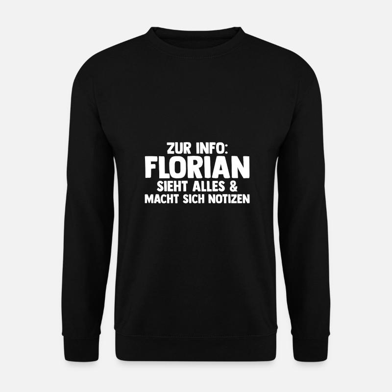 Florian - Sweat-shirt Unisexe - noir