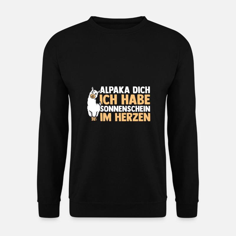 Alpaca - Unisex Sweatshirt - black