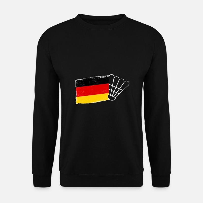 Badminton German Flag Badminton - Unisex Sweatshirt - black