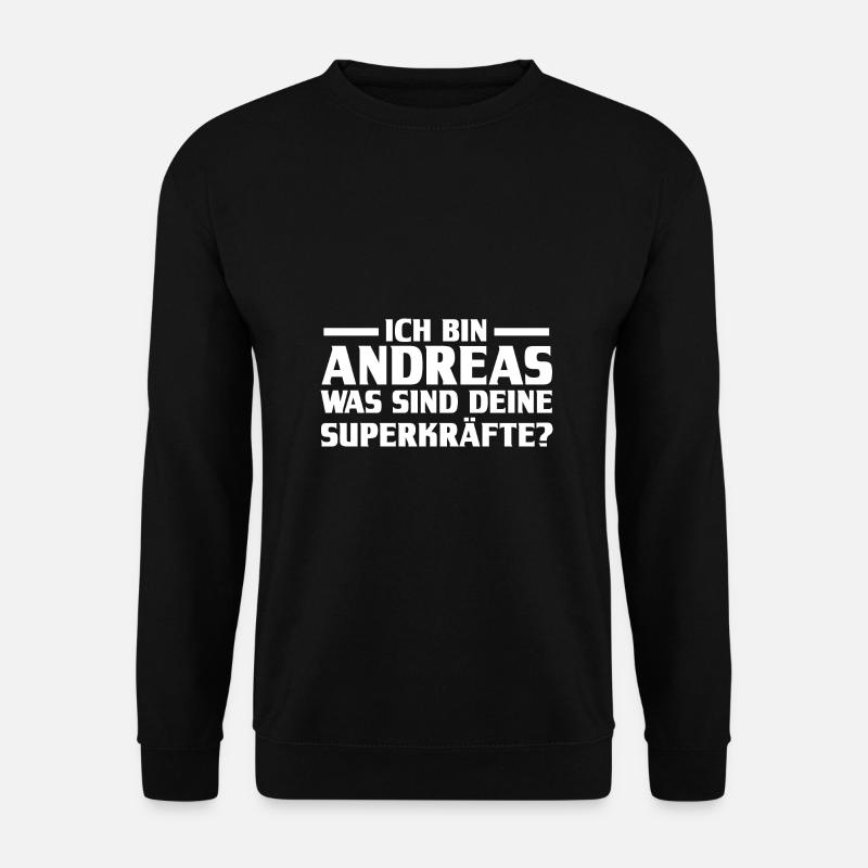 First name Andreas - Unisex Sweatshirt - black
