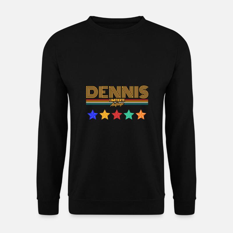 Dennis - Unisex Pullover - Schwarz